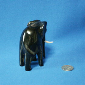 象の置物彫刻置物(水牛の角）アジアン雑貨販売 3