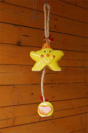 にこにこお星さま＊アジアの風鈴【星】アジアン雑貨