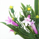 ◆Outlet◆販売中アジアン雑貨ミニ造花花の長いタイプ造花むらさき【造花】アジアン雑貨販売BCDSHOP