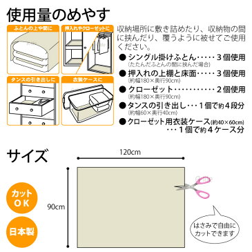 【エントリーでポイント5倍】日本製 90×120cm ダニ よけ 収納シート 多用途 [日本製 収納 ダニ避けシート ダニ対策 怠避剤 ダニバリア アース製薬 押入れ シート ふとん 布団 クローゼット タンス たんす 衣装ケース カーペット 畳 じゅうたん ラグ ダニ ホコリ]