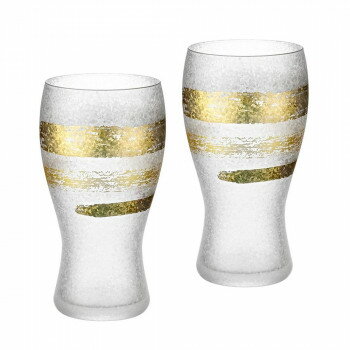 【ポイント5倍！BLACK FRIDAY限定！】 金一文字 ビアグラスペア S6294【送料無料】