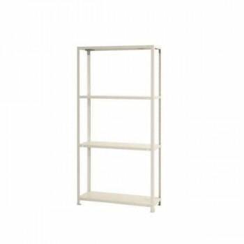 【1/15限定★抽選で最大100%ポイントバック！要エントリー】スマートラック NSTR-666 間口900×奥行400×高さ1800mm　4段　ホワイト【送料無料】