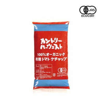 タカハシソース　カントリーハーヴェスト 有機トマトケチャップ 1kg　10個セット　017121【送料無料】