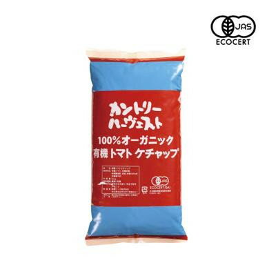 タカハシソース　カントリーハーヴェスト 有機トマトケチャップ 3kg　4個セット　017122【送料無料】