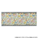 \今だけ全品ポイント5倍/ 川島織物セルコン ミントン ガーデンナチュール キッチンマット 50×270cm FT1230 LGR ライトグレー【送料無料】