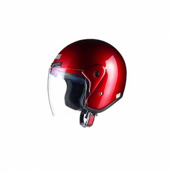 ＼今だけエントリーで全品ポイント5倍！／ リード工業 CROSS ジェットヘルメット キャンディーレッド フリーサイズ CR-720【送料無料】