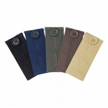 ＼今だけエントリーで全品ポイント10倍！／ ボタン式ウエストアジャスター 5色組【送料無料】 メール便対応商品