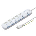 \エントリーで全品ポイント5倍!マラソン期間限定!/ サンワサプライ 省エネタップ 3P 6個口 5m TAP-S10N2-5【送料無料】