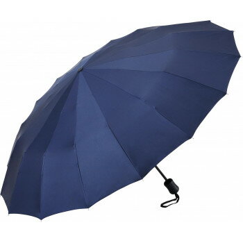 16RIB UVブロック 折りたたみ傘 55cm ネイビー S355-0829DN1-BG【送料無料】