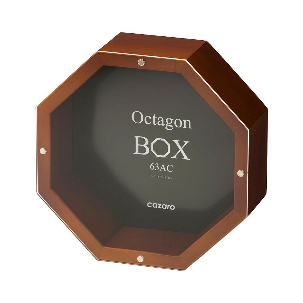 ＼エントリーで全品ポイント5倍！マラソン期間限定！／ Cazaro オクタゴンBOX 63 AC 大 ブラウン 36B004B0204【送料無料】