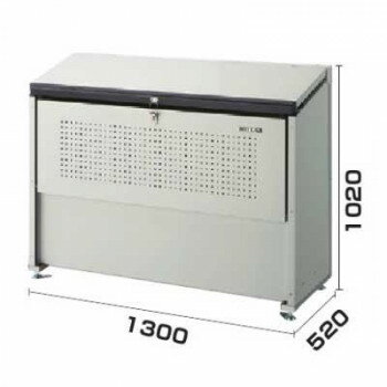 ダイケン ゴミ収集庫 クリーンストッカー 省奥行タイプ 容量500L CKE-1305【送料無料】
