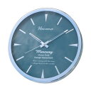 \今だけエントリーで全品ポイント5倍!/ マーキュリー ウォールクロック HAVANA ブルーグレー ME052380【送料無料】(3)