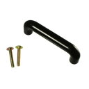 \今だけエントリーで全品ポイント5倍!/ ハイロジック T-016 カラー丸棒(小)ブラック 1個入 30016【送料無料】
