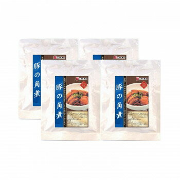【ポイント5倍!BLACK FRIDAY限定!】 こまち食品 豚の角煮 4袋セット【送料無料】
