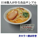 \今だけエントリーで全品ポイント5倍!/ 日本職人が作る 食品サンプル カロリー表示付き しょうゆラーメン IP-548【送料無料】