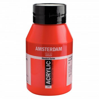 ＼エントリーで全品ポイント5倍！マラソン期間限定！／ ターレンス アムステルダムアクリリックカラー 1000ml 315 ピロールレッド T1771-315 457649【送料無料】