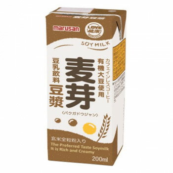 マルサン 麦芽豆漿 200mL×24本 5611【送料無料】