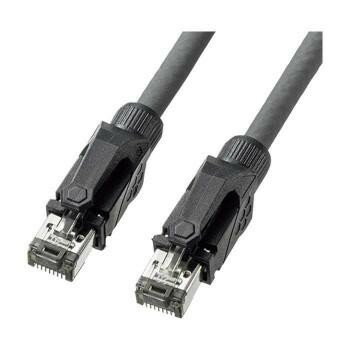 カテゴリ6A STP LANケーブル 3m KB-T6ASTP-03GY【送料無料】 メール便対応商品