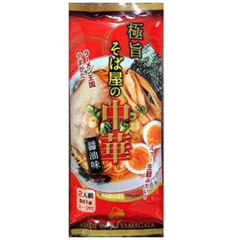 A-life Shop みうら食品 極旨そば屋の中華醤油味 251g(麺180g)×20袋【送料無料】