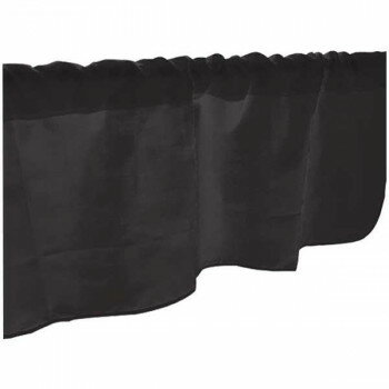 【エントリーで★全品ポイント5倍★】 カフェカーテン モノトーン 黒 800×450mm 41794【送料無料】