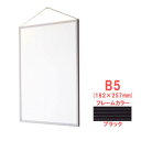 \今だけエントリーで全品ポイント5倍!/ ARTE(アルテ) アルミフレーム スタンダードシリーズ エコイレパネ(R) B5(182×257mm) ブラック ST-B5-BK【送料無料】