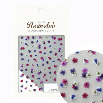 レジンクラブ レジンシール ドライフラワー3(両面印刷) RC-DRF-105【送料無料】 メール便対応商品