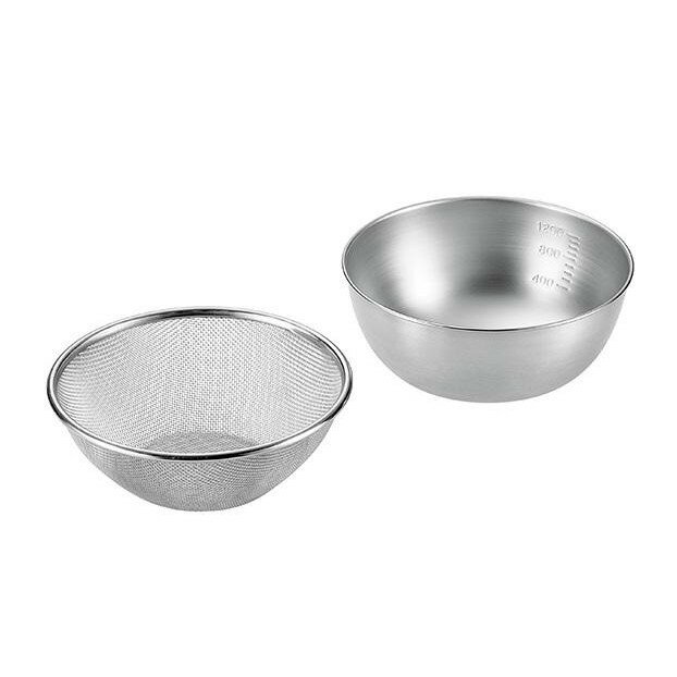 ＼エントリーで全品ポイント5倍！マラソン期間限定！／ SUS・ga(サス・ガ) ストロングメッシュザル19cm＆ボウル18cm SUS-Z400【送料無料】