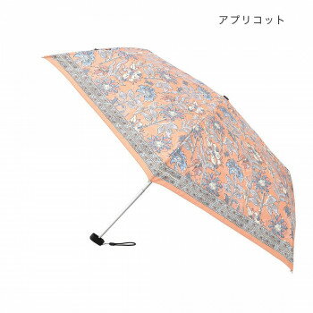 \今だけ全品ポイント5倍/ 折り畳み傘 ブロックプリント アプリコット 37724023034【送料無料】