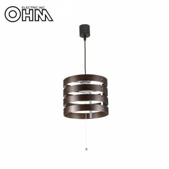 OHM 室内照明器具 ペンダントライト 木枠 2灯 電球別売 LT-Y20CW【送料無料】