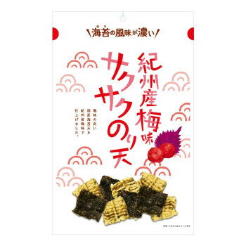 まるか食品　紀州産梅と赤しそ香るサクサクのり天　65g(12×4)【送料無料】