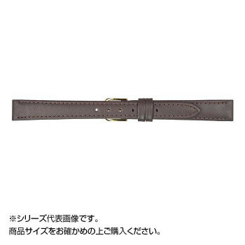 \今だけエントリーで全品ポイント10倍!/ MIMOSA(ミモザ) 時計バンド EMカーフ 13mm ダークブラウン (美錠:銀) CEM-B13【送料無料】 メール便対応商品