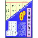 \今だけエントリーで全品ポイント5倍!/ 墨運堂 写し書き梅雪かな手本 35040【送料無料】 メール便対応商品
