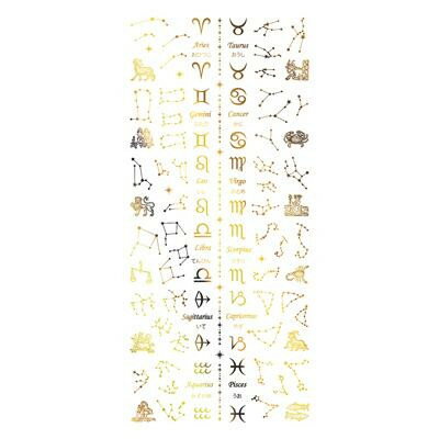 TSUMEKIRA(ツメキラ)　ネイルシール　星座　ゴールド　SG-ZDC-104【送料無料】 メール便対応商品