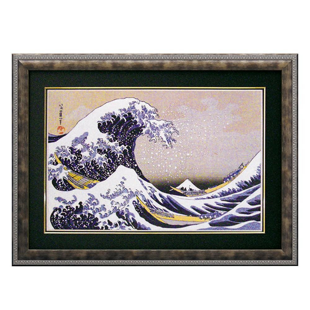 \今だけエントリーで全品ポイント5倍!/ ユーパワー 葛飾 北斎「冨獄三十六景 神奈川沖浪裏」 HK-23004【送料無料】