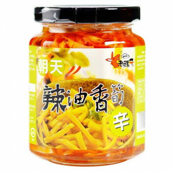 老騾子牌朝天系列食品辣油香筍(たけのこ入りラー油漬け) (台湾産) 260g×24本 210214【送料無料】 1