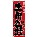 \今だけエントリーで全品ポイント10倍!/ Nのぼり 26427 土用の丑 スタミナ満点 赤地【送料無料】