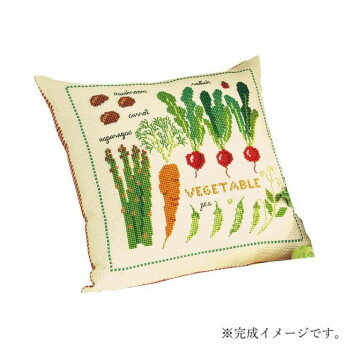 Rakuten - ししゅうキット　5970(ベージュ)　クッション　サラダ・ガーデン【送料無料】