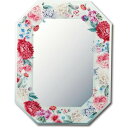 \今だけエントリーで全品ポイント5倍!/ ユーパワー NATURAL STYLE FGデザイン 八角ミラー 「ダリア」 FM-05081【送料無料】(3)