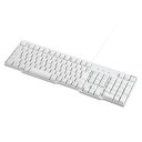 \エントリーで全品ポイント5倍!マラソン期間限定!/ サンワサプライ USBキーボード ホワイト SKB-L1UN【送料無料】