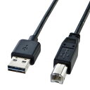 \エントリーで全品ポイント5倍!マラソン期間限定!/ サンワサプライ 両面挿せるUSBケーブル A-B標準 KU-R2【送料無料】 メール便対応商品