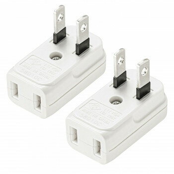＼今だけエントリーで全品ポイント5倍！／ サンワサプライ スペースアダプタ たて型 2個入り TAP-B54【送料無料】 メール便対応商品