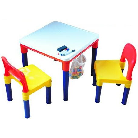 ブロックプレイ　おえかきテーブル＆チェア　♯8601-W3【送料無料】