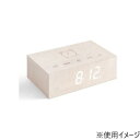 \今だけエントリーで全品ポイント5倍!/ Gingko フリップクリッククロック ホワイトメープル GNK030005【送料無料】