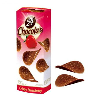 【ポイント5倍！BLACK FRIDAY限定！】 ハムレット チョコチップス 24P ストロベリー 12箱 100001065【送料無料】