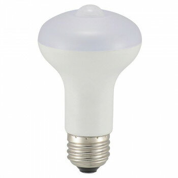 OHM LED電球 レフランプ形 E26 60形相当 人感明暗センサー付 電球色 LDR7L-W/S 9【送料無料】