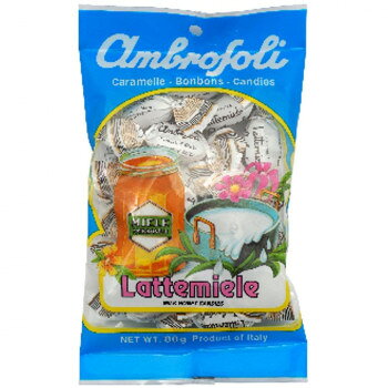 【ポイント5倍！BLACK FRIDAY限定！】 ambrosoli(アンブロッソリー)　キャンディ　ミルクハニー　袋入..