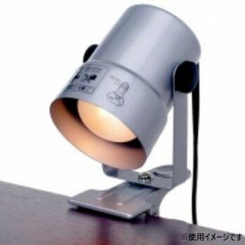 ELPA　クリップライト 40W ショート　SPOT-CR40　SL・シルバー【送料無料】