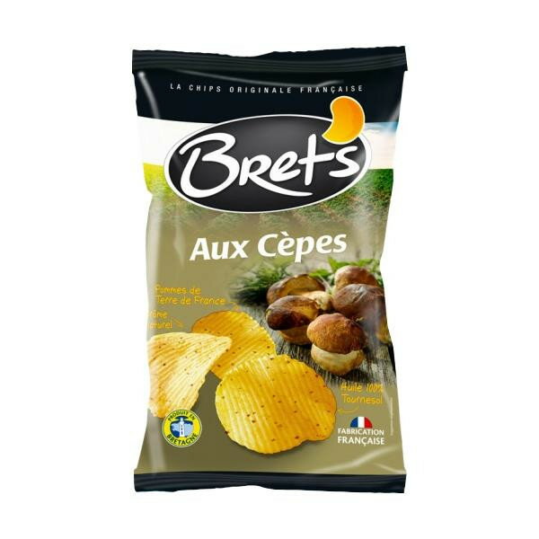 Brets(ブレッツ)　ポテトチップス　ポルチーニ　125g×10袋【送料無料】