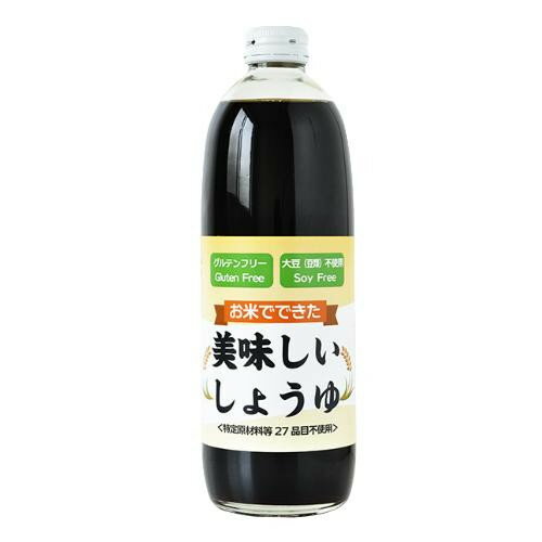 もぐもぐ工房 お米でできた美味しいしょうゆ 500ml×2本 450042【送料無料】