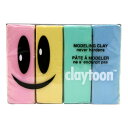 MODELING CLAY(モデリングクレイ)　claytoon(クレイトーン)　カラー油粘土　4色組(スイートハート)　1Pound　3個セット【送料無料】